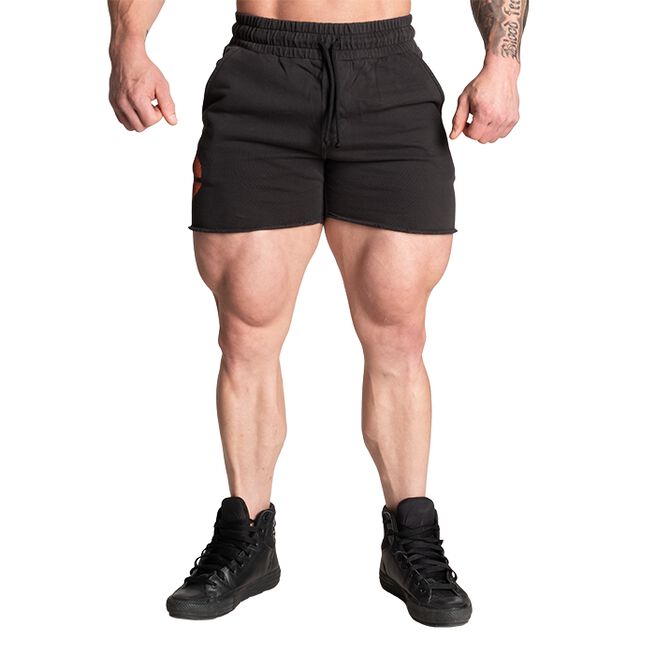 GASP Classic Sweatshorts, Acid Washed Black