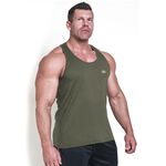 Chained Gym Stringer, Olive, XXL 
