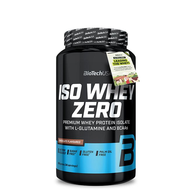 Iso Whey Zero Laktosreducert Myseproteinisolat 908 g Chocolate