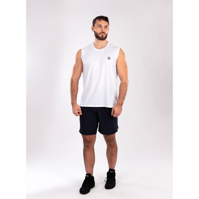 Mesh-topp Hvit