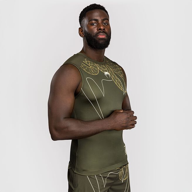 Serpenti Rashguard Ermeløs Khaki Bronse Ivory
