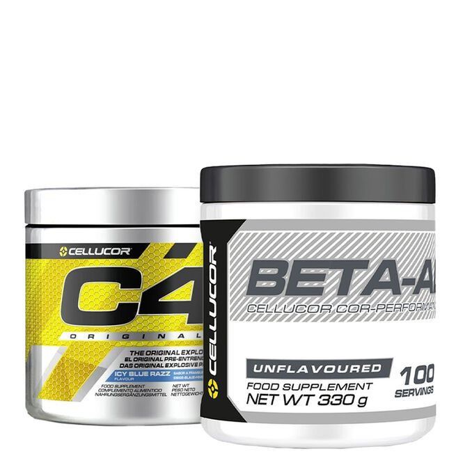 C4 PWO 30 porsjoner + COR-Performance Beta Alanine 330 g