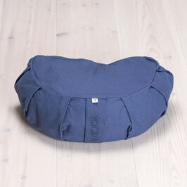 Meditation Cushion Crescent, Blueberry Blue Yogiraj Meditasjonspute Crescent Blå