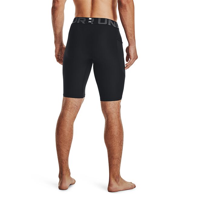 UA HG Armour Long Shorts, Black