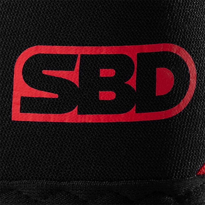 SBD Knee Sleeves, 7mm, Black/Red