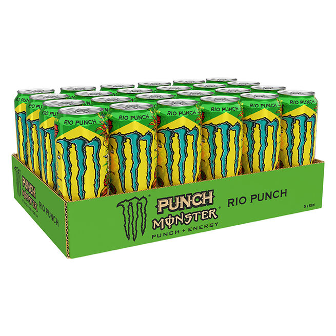 24 x Monster Energy Juiced 50cl Rio Punch