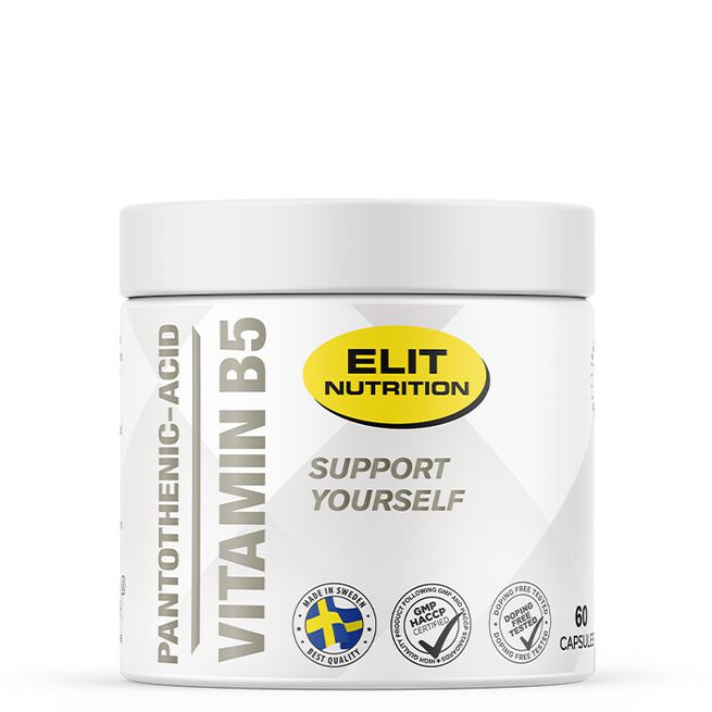 ELIT Pantothenic Acid Vitamin B5 60 kapsler