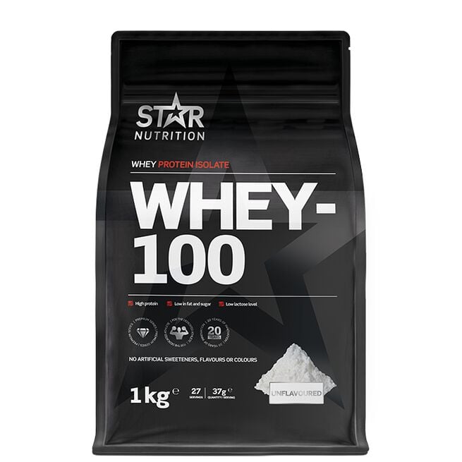 Whey-100 Myseprotein 1 kg Naturell