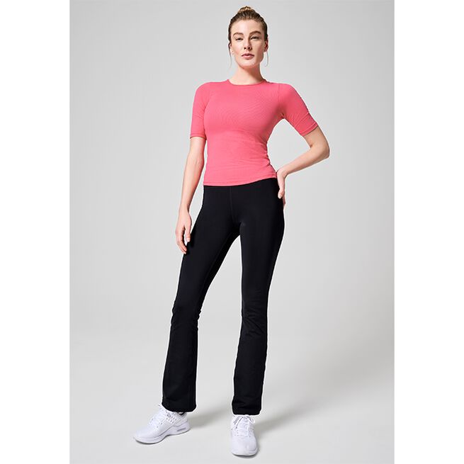 Flare High Waist Pant, Black