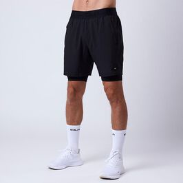CLN Rep 2 in 1 Shorts, Black, L  Rep 2 in 1 Shorts Svart