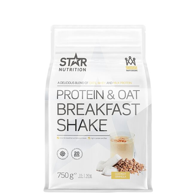 Protein & Havre Måltidserstatning Shake 750 g Coconut/Granola