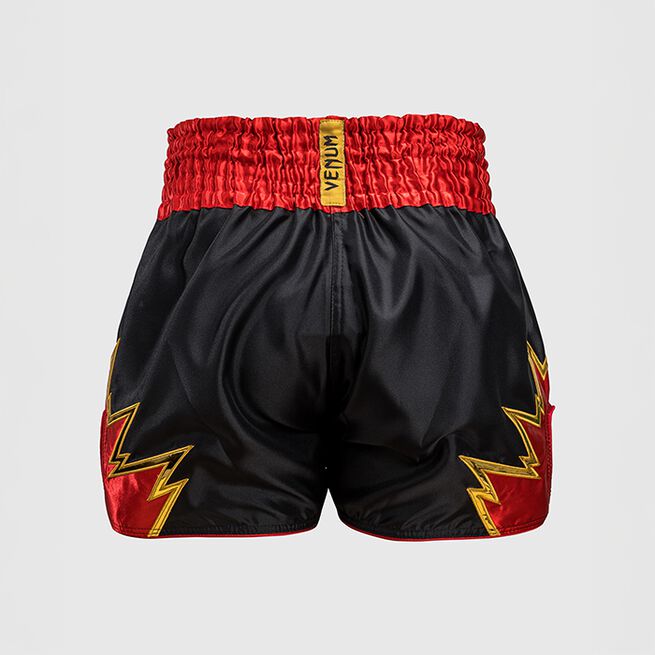 Inferno Muay Thai Shorts Svart Gull Rød