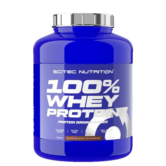 100% Whey Protein, 2350 g, Sjokolade 