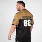 Trenton Football Jersey, Black/Gold