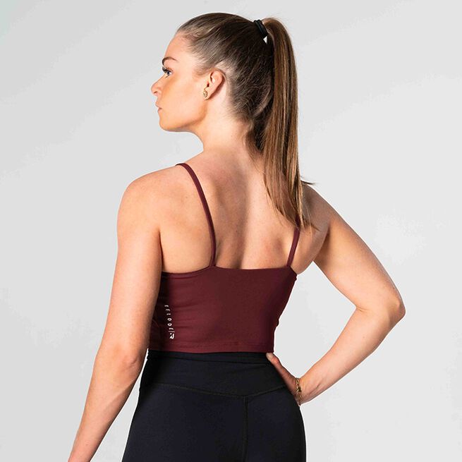 Relode Core Crop Top, Red