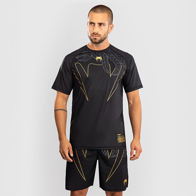 Serpenti Dry Tech T-skjorte Svart Sølv Gull