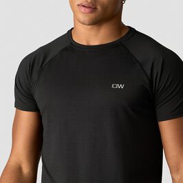 Training Mesh T-shirt, Black, L  Training Mesh T-skjorte Svart