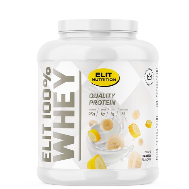 ELIT 100% Whey Myseprotein 2000 g Banana