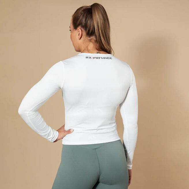 Diane Long Sleeve Top, White