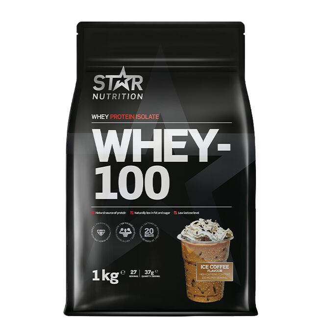 Whey-100 Myseprotein 1 kg Ice Coffee