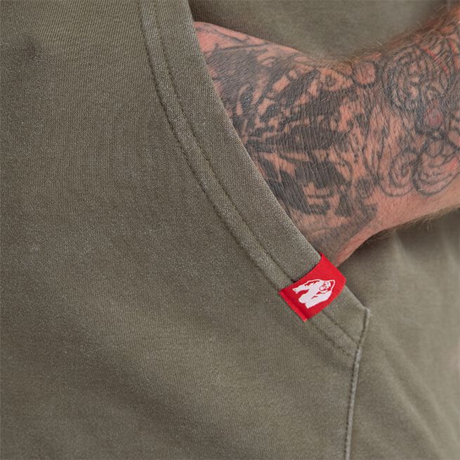 Silverdale Ermeless Hoodie Grønn