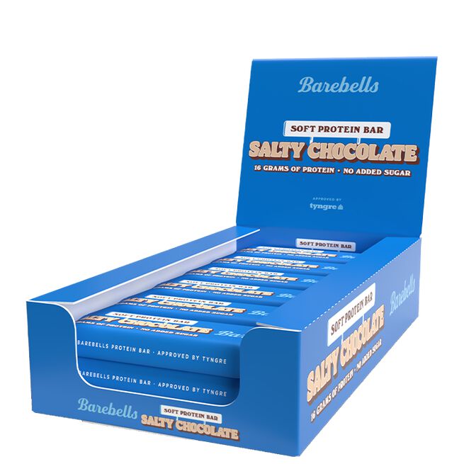 12 x Barebells Soft Protein Bar 55 g Salty Chocolate