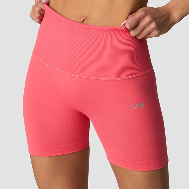 Define Sømløse Shorts Rosa