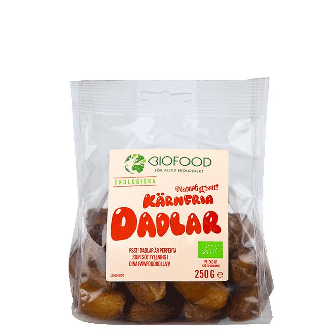 Kjernefrie dadler 200 g