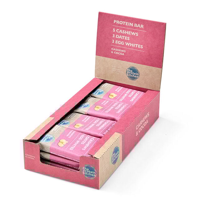 "12 x Proteinbarer, 55 g" Cashew & Cocoa