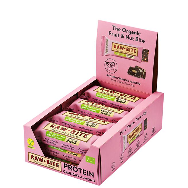 12 x Frukt & Nøttbar 50 g Protein/Mandel