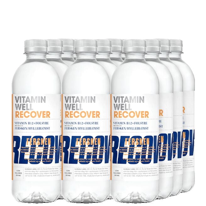 12 x Vitamin Well, 500ml, Norge Recover