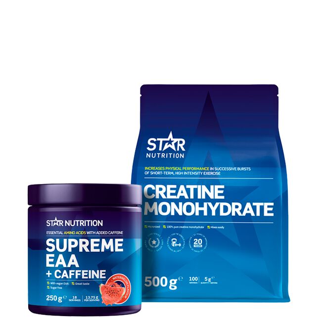Creatine Monohydrate, 500 g + Supreme EAA, 250g 