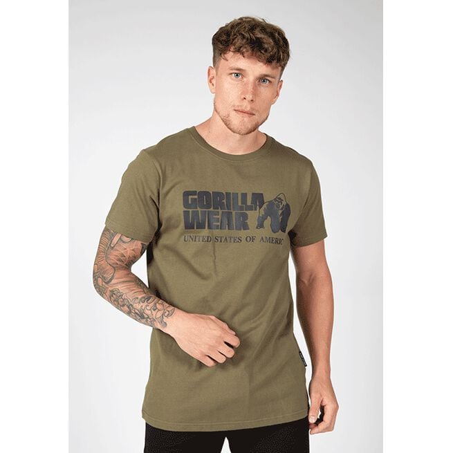 Classic T-Shirt, Army Green, S 