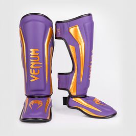 Venum Elite Shin Guards Dark Purple, M  Elite Leggbeskyttere Lila