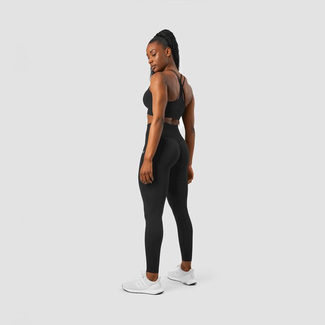 Define Seamless Scrunch Tights, Black