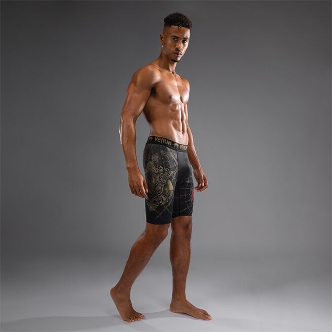 Santa Muerte 5.0 Vale Tudo Shorts Svart Gull