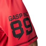 GASP No1 Football Tee, Chili Red