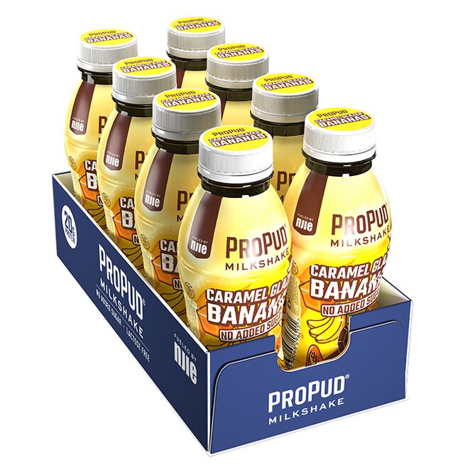 Propud Protein Milkshake Caramel Glazed Bananas