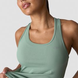 Define Seamless Tank Top, Light Moss, L  Seamless singlet Grønn