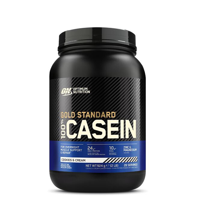 Gold Standard 100 % kasein 908 g Cookies & Cream