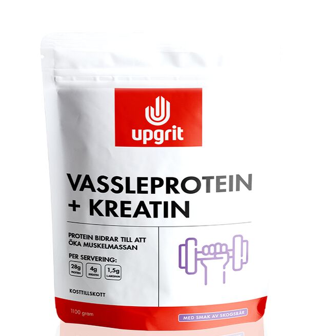 Myseprotein + Kreatin 1100 g Skogsbær