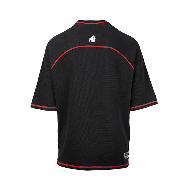 Finley Oversized T-skjorte Svart Rød