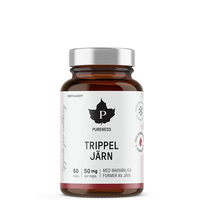 Trippel Jern 60 kapsler