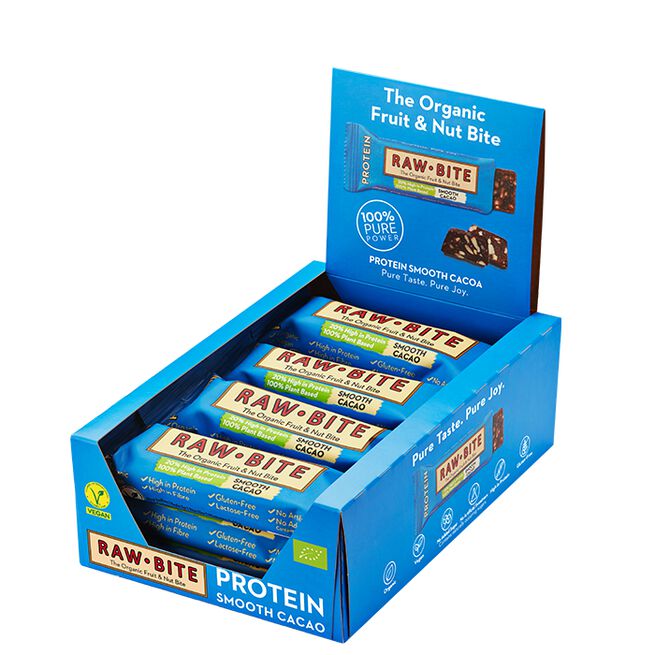 12 x Frukt & Nøttbar 50 g Protein/Kakao