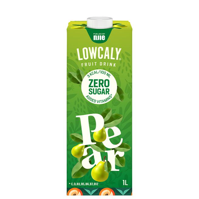 Lowcaly Fruktdrikk 1000 ml Pear