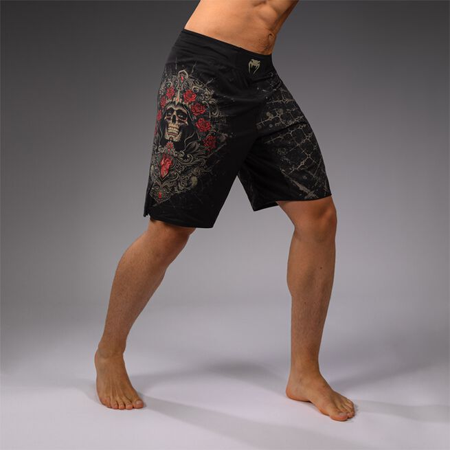 Santa Muerte 5.0 Fight Shorts Svart Gull