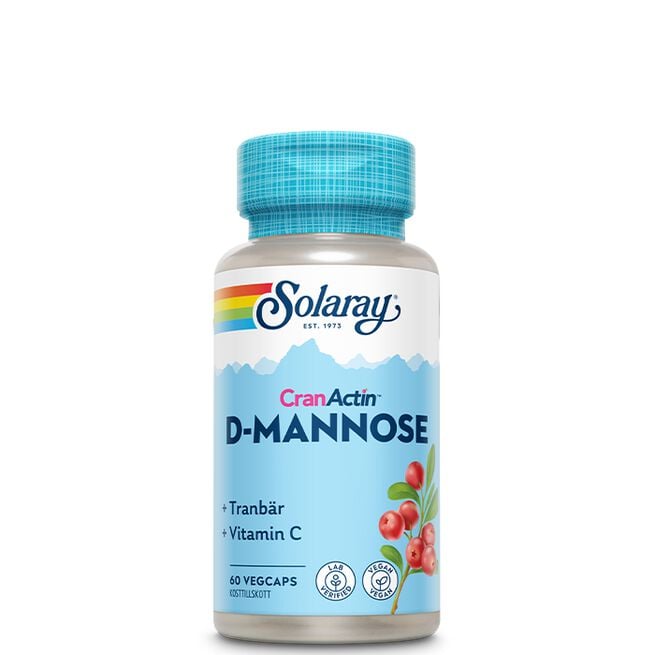 D-Mannose CranActin C-Vitamin 60 kapsler