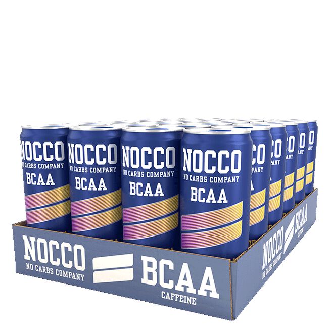 24 x NOCCO BCAA, 330 ml, Cloudy Soda, Norge 