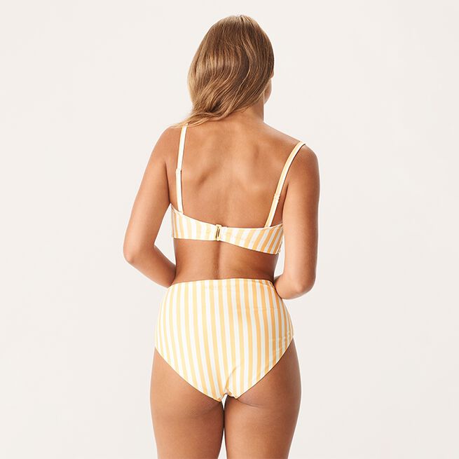 Saba Bikini Top, Apricot Stripe, XS 