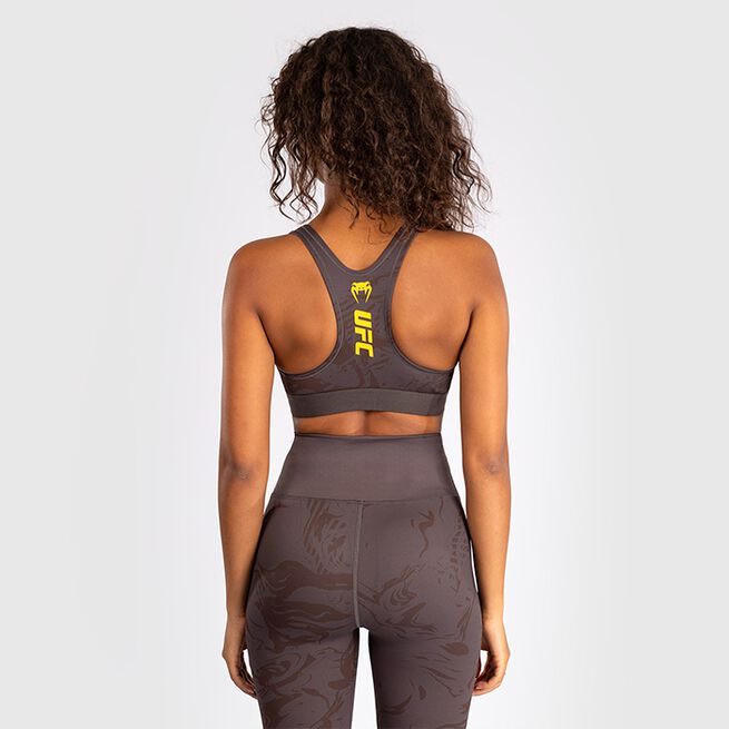 UFC Fusion by Venum Fight Week Women's Sports Bra Earthen Brown